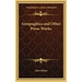 Areopagitica and Other Prose Works