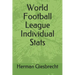 World Football League Individual Stats