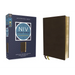NIV Study Bible, Fully Revised Edition (Study Deeply. Believe Wholeheartedly.), Genuine Leather, Calfskin, Brown, Red Letter, Comfort Print