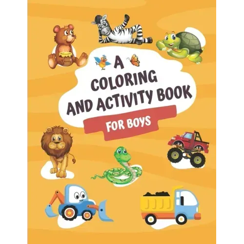 Coloring and Activity book for boys