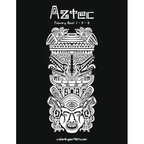 Aztec Coloring Book 1, 2 & 3
