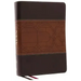 NKJV Study Bible, Leathersoft, Brown, Full-Color, Thumb Indexed, Comfort Print: The Complete Resource for Studying God's Word