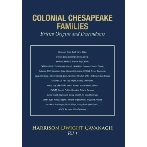 Colonial Chesapeake Families 1