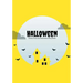 Halloween: Create Your Own Halloween Story Book, 100 Pages, Full Moon Yellow