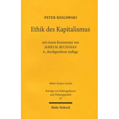Ethik Des Kapitalismus