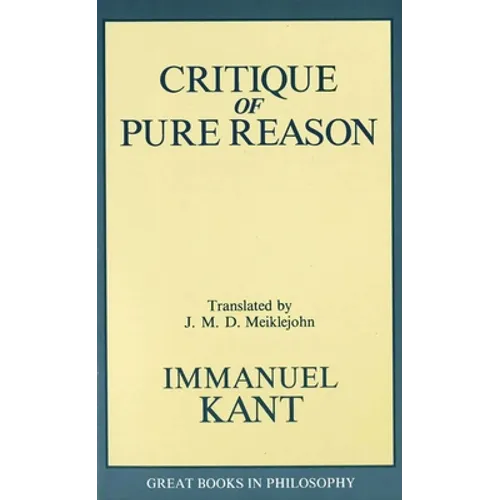The Critique of Pure Reason