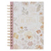 Christian Art Gifts Inspirational Journal, Be Joyful Wide Ruled Notebook, 1 Thess. 5:16 Bible Verse, Dusty Mauve, 192 Lined Pages W/Scripture, (8.4" X