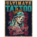 Ultimate Tattoo Coloring Book: Over 180 Coloring Pages For Adult Relaxation With Beautiful Modern Tattoo Designs Such As Sugar Skulls, Hearts, Roses a
