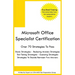 Microsoft Office Specialist Certification