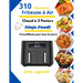 Friteuse à air chaud à 2 paniers Ninja Foodi: 310 Recettes Croustillants pour tous les jours