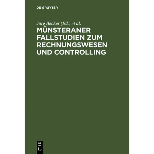 Münsteraner Fallstudien Zum Rechnungswesen Und Controlling