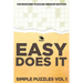 Easy Does It Simple Puzzles Vol 1: Crossword Puzzles Medium Edition