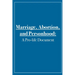 Marriage, Abortion, and Personhood: A Pro-life Document