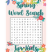 Spring Word Search For Kids: Hello Spring Word Search Puzzle Book Gift for Spring Season Lover