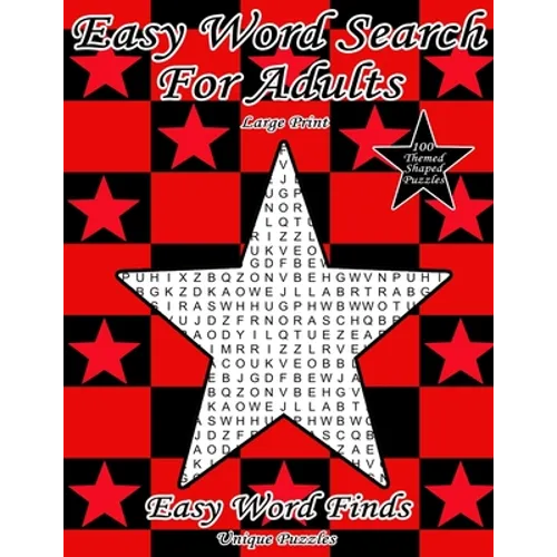 Easy Word Search For Adults: Easy Word Finds