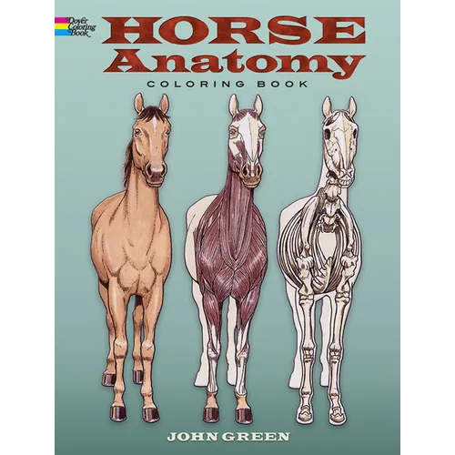 Horse Anatomy Coloring Book