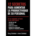 12 Secretos para aumentar la productividad de su personal