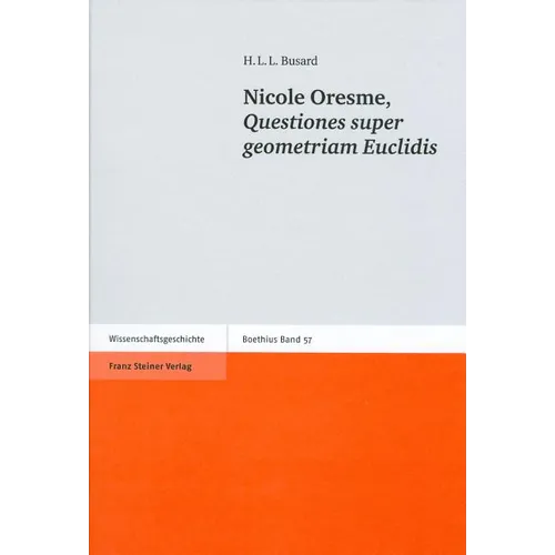 Nicole Oresme: 'Questiones Super Geometriam Euclidis'