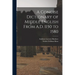 A Concise Dictionary of Middle English From A.D. 1150 to 1580