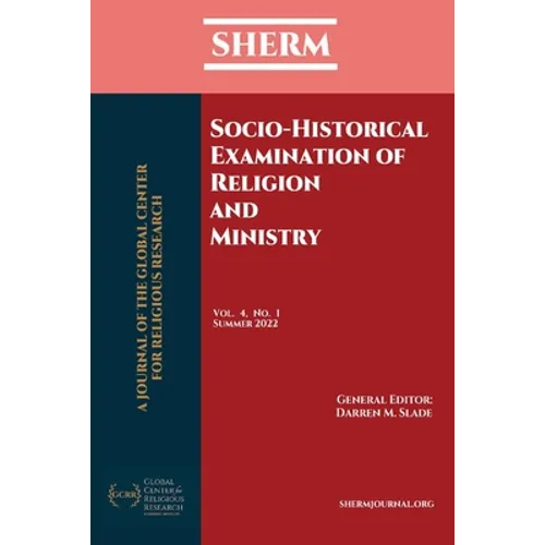SHERM Journal Vol. 4, No. 1: A Journal of the Global Center for Religious Research