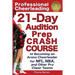 Professional Cheerleading: 21-Day Audition Prep Crash Course: to Becoming an Arena Cheerleader for NFL, NBA, and Other Pro Cheer Teams