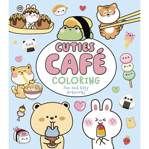 Cuties Café Coloring: Fun and Easy Artworks
