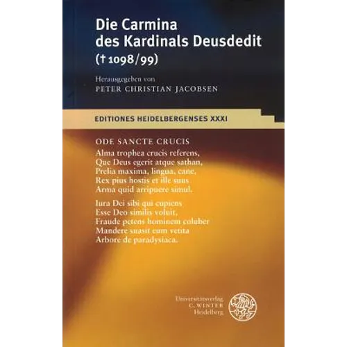 Die Carmina Des Kardinals Deusdedit (1098/99)