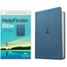 Helpfinder Bible Nlt, Filament Enabled (Leatherlike, Harbor Blue, Red Letter)