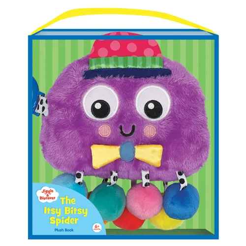 Jiggle & Discover: The Itsy Bitsy Spider (Plush Book)