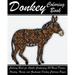 Donkey Coloring Book: Coloring Book for Adults Containing 30 Hand Drawn, Paisley, Henna and Zentangle Donkey Coloring Pages
