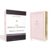 Biblia Católica, Regalos Y Ceremonias, Piel Reciclada, Rosado, Comfort Print