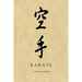 Martial Notebooks KARATE: Parchment-looking Cover 6 x 9