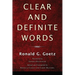 Clear and Definite Words