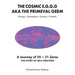 The Cosmic E.G.G.G: AKA The Primeval Germ A Journey of 59 + 21 Zeroes