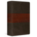 ESV Large Print Personal Size Bible, Red Letter (Trutone, Forest/Tan, Trail Design)