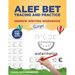 Alef Bet Tracing and Practice Hebrew Writing Workbook Script: Learn to write Hebrew Alphabet, Cursive Alef Bet workbook for beginners, primer for kids