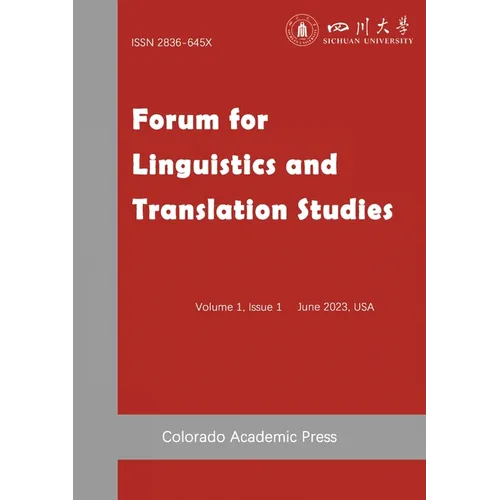 Forum for Linguistics and Translation Studies Issue I