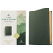 NLT Life Application Study Bible, Third Edition (Genuine Leather, Olive Green, Red Letter)