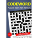 Large Print Codeword Puzzle Book for Adults - Full Page Puzzles with Solutions: Travel-Friendly Crossword Variant