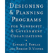 Designing and Planning Programs for Nonprofit and Government Organizations