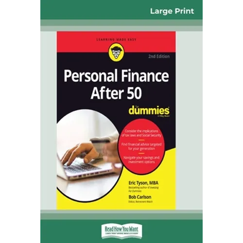 Personal Finance After 50 For Dummies, 2nd Edition (16pt Large Print Edition)