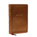NKJV Large Print Reference Bible, Brown Leathersoft, Red Letter, Comfort Print (Sovereign Collection): Holy Bible, New King James Version