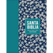 Biblia Rvr 1960 Compacta Símil Piel Flores Verde Azulado (Bible Rvr 1960 Compact Size Leatherlike Teal Flowers (Spanish Edition)