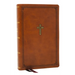 KJV Personal Size Large Print End-Of-Verse Reference Bible, Brown Leathersoft, Red Letter, Comfort Print