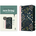 NLT Large Print Thinline Reference Zipper Bible, Filament Enabled (Leatherlike, Meadow Navy & Pink, Red Letter)