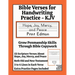 Bible Verses for Handwriting Practice - KJV: Hope, Joy, Mercy and Peace Print Edition