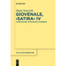 Giovenale, >Satira: Introduzione, Traduzione E Commento