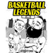 Basketball Legends: The Stories Behind The Greatest Players in History - Coloring Book for Adults & Kids