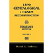 1890 Genealogical Census Reconstruction: Tennessee, Volume 1