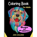 Coloring Book For Adults Dogs and Puppies Zen Colors: 30 coloring pages to reduce anxiety and improve well-being, anti-stress therapy